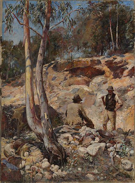 Walter Withers Fossickers Spain oil painting art